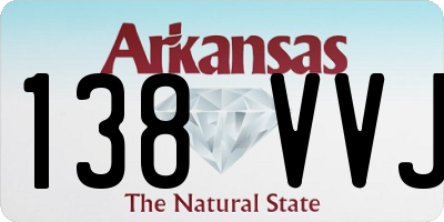 AR license plate 138VVJ