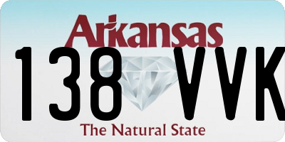 AR license plate 138VVK