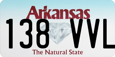 AR license plate 138VVL