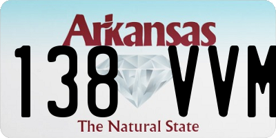 AR license plate 138VVM