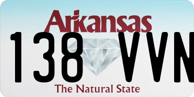 AR license plate 138VVN