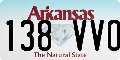 AR license plate 138VVO