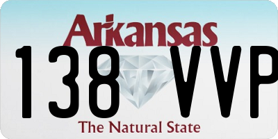 AR license plate 138VVP
