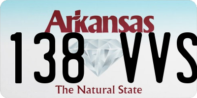 AR license plate 138VVS