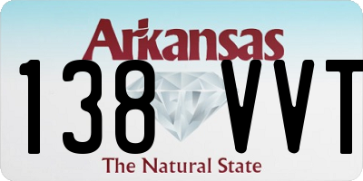 AR license plate 138VVT