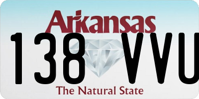 AR license plate 138VVU