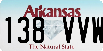 AR license plate 138VVW