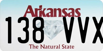 AR license plate 138VVX