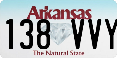 AR license plate 138VVY