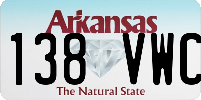 AR license plate 138VWC