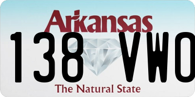 AR license plate 138VWO