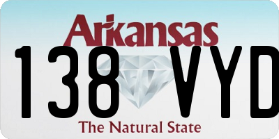 AR license plate 138VYD