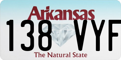 AR license plate 138VYF