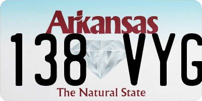 AR license plate 138VYG