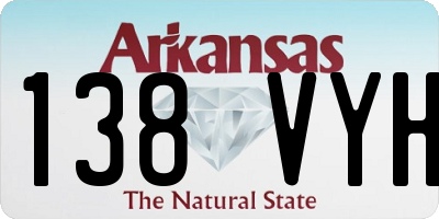 AR license plate 138VYH