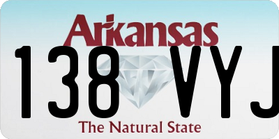 AR license plate 138VYJ