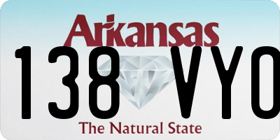 AR license plate 138VYO