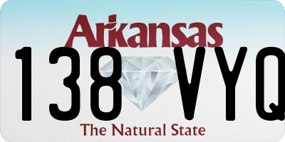 AR license plate 138VYQ