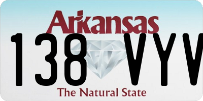 AR license plate 138VYV