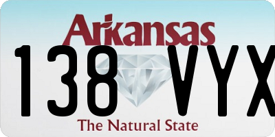 AR license plate 138VYX