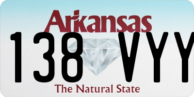 AR license plate 138VYY