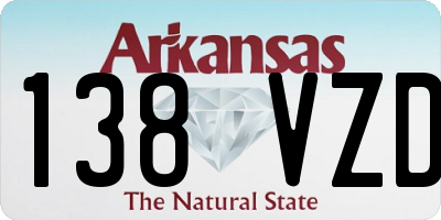 AR license plate 138VZD