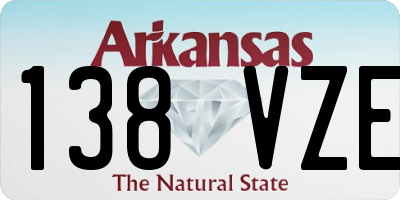 AR license plate 138VZE