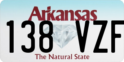 AR license plate 138VZF