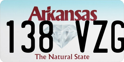 AR license plate 138VZG