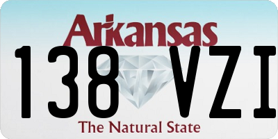 AR license plate 138VZI