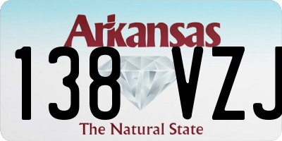 AR license plate 138VZJ