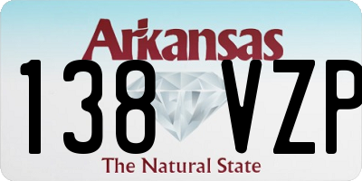 AR license plate 138VZP