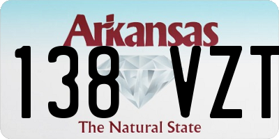 AR license plate 138VZT