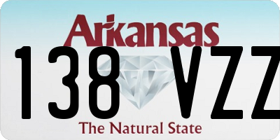 AR license plate 138VZZ