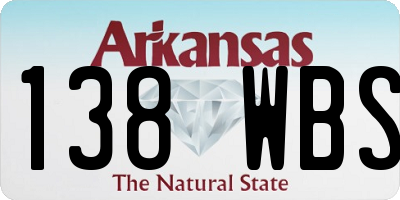 AR license plate 138WBS