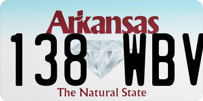 AR license plate 138WBV