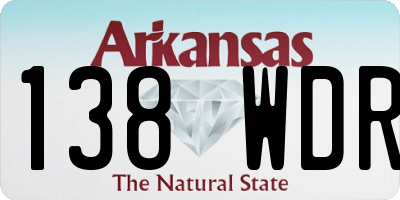 AR license plate 138WDR