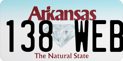 AR license plate 138WEB