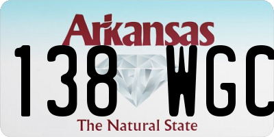 AR license plate 138WGC