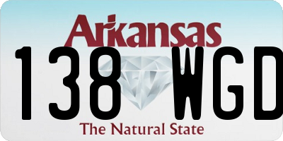 AR license plate 138WGD