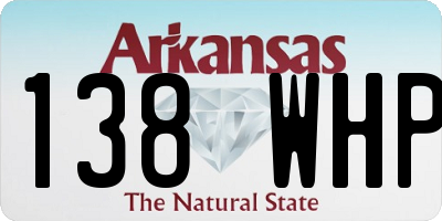 AR license plate 138WHP