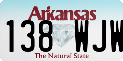 AR license plate 138WJW