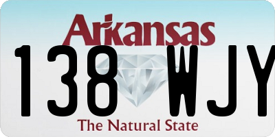 AR license plate 138WJY