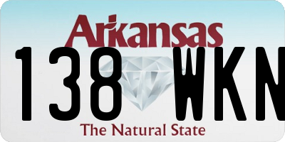 AR license plate 138WKN