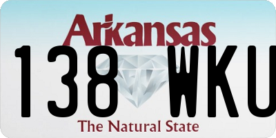 AR license plate 138WKU