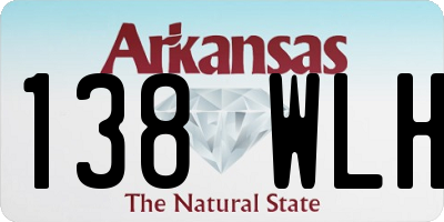 AR license plate 138WLH