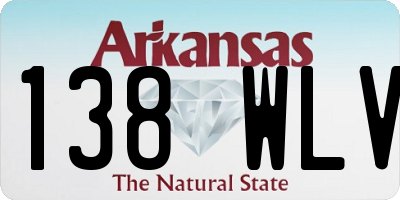 AR license plate 138WLV