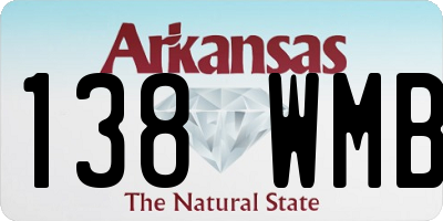 AR license plate 138WMB
