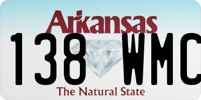 AR license plate 138WMC