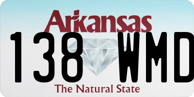 AR license plate 138WMD